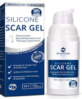 100% Silicone Scar Gel Scar Cream - Advanced Scar Gel For Surgical Scars, C-Section, Stretch Marks, Acne, Injury, Burns, Keloids, Old And Scars 1.06Oz(30G) (Maximum Strength 100% Silicone)