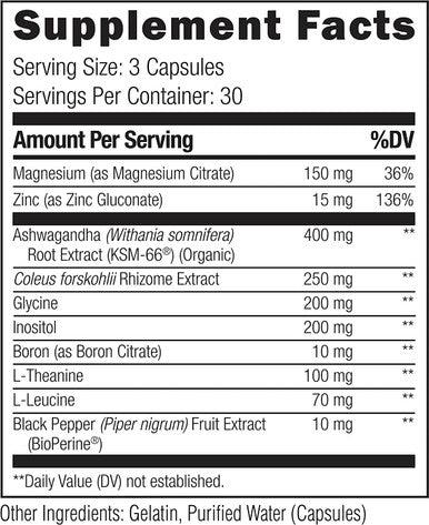 UMZU TestroX 30 Day Supply Natural T Booster Natural Formula Promote Proper Hormonal Function Support Healthy Males