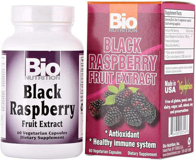 Bio Nutrition, Black Raspberry Fruit Extract, 60 vegicaps