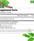 FreshDrinkUS, Premium 50 Mulberry Leaf Tea Bags, 100% Natural & Pure from Mulberry Leaves. Herbal Tea. Made with Natural Material Tea Bags. No Sugar, No Caffeine, No Gluten, Vegan.