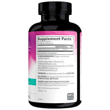Neocell Hyaluronic Acid 100Mg 60 Capsules