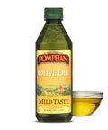 Pompeian Mild Taste Olive Oil, High Heat Cooking, Baking & Sauteing, High Smoke Point, 68 Fl Oz