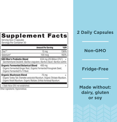Ancient Nutrition SBO Probiotics Men's 60 Ct