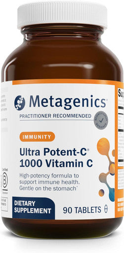 Metagenics Ultra Potent-C 1000 - Gentle Buffered Vitamin C Supplement - Immune Support Supplement - Ascorbic Acid - 90 Tablets
