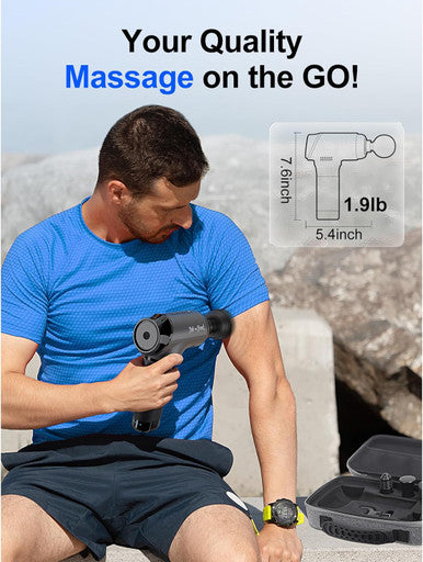 Bob And Brad T2 Massage Gun, Percussion Muscle Massage Gun Deep Tissue With 10Mm Amplitude, 4000 Mah Battery Handheld Electric Massager For Athletes Pain Relief, Fsa And Hsa Eligible