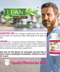 LEAN Nutraceuticals PhyGLOW Phytoceramides Ceramide Supplement with Multivitamins A, C, D, E - Skin Care Hydration Restoring Pills, Super Vegan Anti-Aging Wrinkle Support for Women and Men 30 Capsules