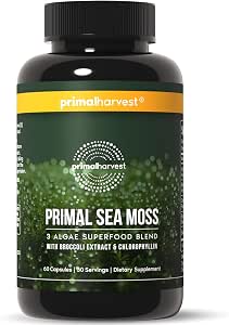 Primal Harvest Sea Moss ÃƒÂ¢Ã¢â€šÂ¬Ã¢â‚¬Å“ Daily Vegan Supplement, Dairy & Soy Free
