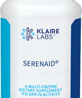 Klaire Labs SerenAid - Vegetarian Multi Digestive Enzymes Supplement with DPP-IV Activity & Lactase - Enzyme Blend to Support Gluten & Dairy Breakdown - Promotes Digestion (180 Capsules)