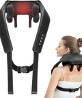 Nekteck Neck Massager, Cordless 6D Shiatsu Neck And Back Massager, Neck Massager For Pain Relief Deep Tissue, Ideal For Men And Women, Ideal For Home, Office And Car, With Heat, Black