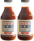 Savannah Bee Honey BBQ Sauce - Honey Sweetness - Rich and Flavorful - Ideal for Grilling and Barbecues (Hot)