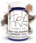 Turkey Tail Mushroom Capsules | 500mg | 60 Count | Trametes versicolor