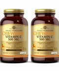 Solgar Chewable Vitamin C 500 Mg Orange Flavor - 90 Tablets Pack Of 2 - Antioxidant & Immune Support - Non-Gmo Vegan Gluten Free Kosher - 180 Total Servings