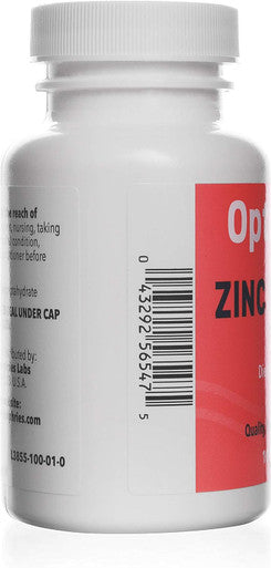 Zinc Sulfate 220 Mg 100 Count Capsules Dietary Supplement