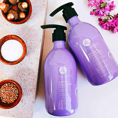 Luseta Biotin Shampoo Conditioner Set 16.9 oz each and Biotin Hair Mask 16.9 oz Bundle