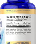 Carlyle Biotin 10000mcg | 500 Fast Dissolve Tablets | Max Strength | Vegetarian Non-GMO Gluten Supplement