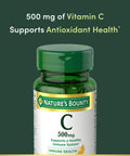Nature's Bounty Vitamin C Tablets Vitamin Supplement Supports a Healthy Immune System 500mg 100 Count