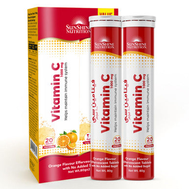 Sunshine Nutrition Vitamin C Effervescent Twin Pack