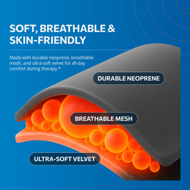 Emsense Heating Foot Massager - Cordless Vibration & Heat Therapy Wrap With 5 Heat Levels & 3 Vibration Modes For Tired Feet Ankles & Lower Calf Usb-C Rechargeable 1 Pack