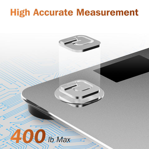 Zoetouch Smart Bathroom Scale For Body Weight Digital Weighing Scale With Bmi Body Fat Muscle Mass Bluetooth Machine For People Work With App 14 Body Composition Analyzer