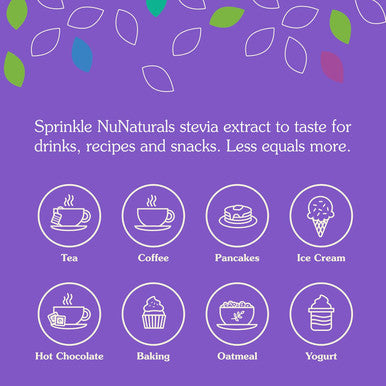 Nunaturals Organic Pure Stevia Extract | 100% Stevia No Fillers | Keto Sugar- Powdered Sweetener | Plant-Based Sugar Substitute | No Erythritol | Over 25000 Servings | 1 kg