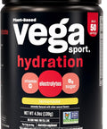 Vega Sport Hydration Electrolyte Powder, Berry - Post Workout Recovery Drink for Women and Men, Vitamin C, Vegan, Keto, Sugar Free, Dairy Free, Gluten Free, Non GMO, 5 oz