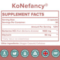 KoNefancy Berberine Hcl Supplement 1000Mg, High Absorption Berberine Plus Vegan Capsules With Silymarin Complex Formula For Cardiovascular, 60 Count (Pack Of 1)