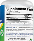 Best Naturals Acetyl L-Carnitine 500 Mg 120 Capsules (120 Count (Pack of 1))
