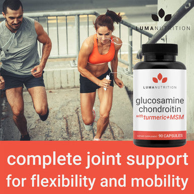 Glucosamine Chondroitin MSM - Turmeric, Boswellia - Premium Joint Supplement - Joint Support - Joint Supplements for Men and Women - Joint Health - 90 Capsules