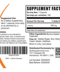 BulkSupplements L-Serine Capsules - Amino s Supplement Mood & Brain Health - , Soy Free - 1 Capsule - 180-Day (6-Month) Supply (180 Capsules)