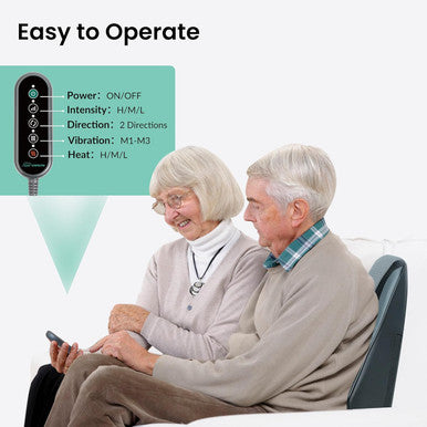 Snailax Back Massager For Back Pain Deep Tissue, Shiatsu Lower Back Neck Massager With Heat, 3D Kneading Massage Pillow For Back Neck Shoulder Legs, Gifts For Mom, Dad, Women