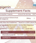 Nootropics Depot Apigenin Capsules 200Mg 120 Count >98% Apigenin Supports Healthy Stress Levels