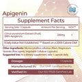 Nootropics Depot Apigenin Capsules 200Mg 120 Count >98% Apigenin Supports Healthy Stress Levels