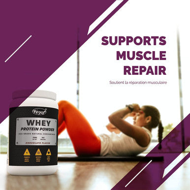 VORST Whey Protein Powder 728g | 28 Servings Chocolate Flavored | AAA Grade Concentrate | 1 Jar