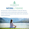 Holistic Bin Clean Green L Theanine Supplement Nootropic Blend of L-Theanine, Ceremonial Grade Matcha Green Tea Powder, Japanese Ashitaba Tea, Moringa & American Ginseng Root (30 Day Supply)