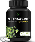 Humanx Sulforaphane+ 602Mg - Usa Third Party Tested - Sulforaphane With Broccoli Seed Extract & Moringa - Supports Antioxidant Production Detoxification & Cellular Health - Broccoli Supplement