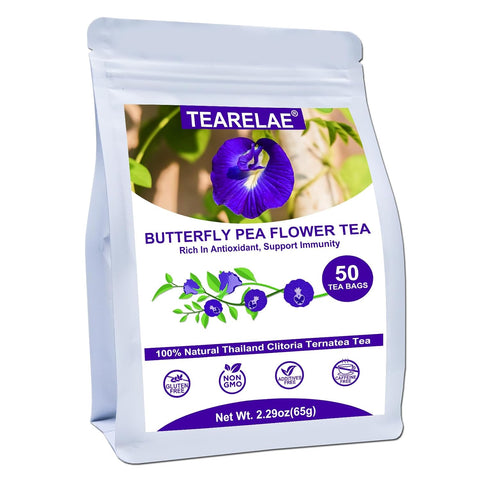 TEARELAE - White Mulberry Leaf Tea Bags, 30 Count - Premium Mulberry Tea - Caffeine-free - Non-GMO - Lightly Sweet & Refreshing - Support for Healthy Digestion