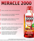Century Systems - Miracle 2000, Complete Liquid Multivitamin And Mineral Supplement With Amino Acids And Antioxidants, 32 Ounces