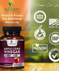Apple Cider Vinegar Capsules 1300mg for Weight Loss, Natural Detox and Cleanse, Digestion Support, Immune Support - Apple Cider Vinegar Pills Supplement - Vegan Non-GMO & Gluten Free - 60 Capsule