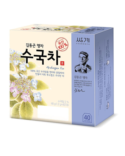 Ssanggye Wild Mulberry Leaves Tea 1.0g X 40 Tea Bags, Premium Korean Herbal Tea Hot Cold Herb Savory 4 Seasons Made in Korea
