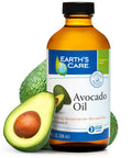 Earth'S Care Earth S Care Avocado Oil - Avocado Oil For Hair And Skin With Vitamin E Glass Bottle 8 Fl. Oz.