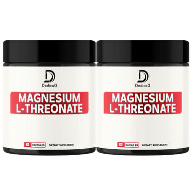 2 Packs - 60 Capsules - 2000Mg Magnesium L-Threonate Capsules - 144Mg Elemental Magnesium Per Serving