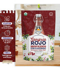 Fermentaholics Organic Sangria Rojo Brew Blends: Secondary Fermentation Flavoring For Kombucha Water Kefir And Other Fermented Drinks