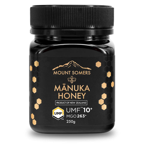 Mount Somers Premium Manuka Honey MGO 514+ / UMF 15+ 100% Pure New Zealand Manuka Honey - Genuine Natural Superfood - UMF Certified & Traceable 8.8oz Jar