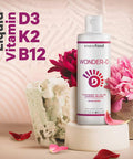 Codeage Liposomal Wonder-D Vegan Cholecalciferol Vitamin D3 1000 IU Liquid Drops Supplement Plant-Based Vitamins B12 & K2 Non-GMO Sunflower Phospholipids Vitamin E Mixed Berry Flavor 7.6 fl oz