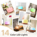 Asakuki Essential Oil Diffuser 500Ml, Diffusers For Home With Remote Control, 5 In 1 Ultrasonic Aromatherapy Diffuser With Auto Shut Off, 4 Timing Set, 7 Led Lights For Home Office Sleep