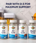 Kal Calcium Citrate 1000Mg, Calcium Supplements For Women And Men, Bone Health, Teeth, Nervous, Muscular & Cardiovascular System Support, Gluten And Lab Verified, 60 Servings, 180 Tablets