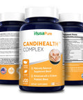 NusaPure CandiHealth Complex (Non-GMO, Gluten-Free, Vegan) 120 Veggie Capsules