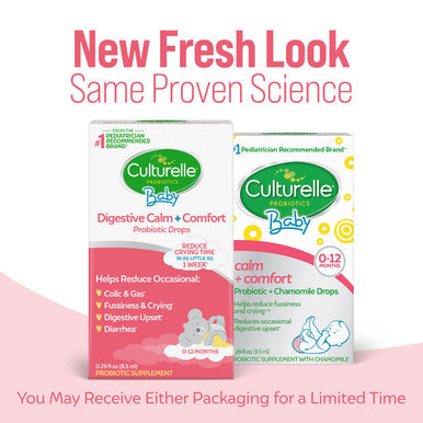 Culturelle Baby Digestive Calm Comfort Probiotics Drops Helps Reduce Colic Gas Fussiness Crying Digestive Upset in Babies Infants Newborns 012 months Gluten Free NonGMO 8.5 ml