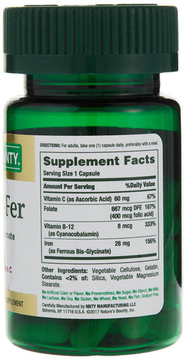 Nature's Bounty Haemo - Fer 28 Mg