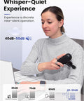 Bob And Brad Q2 Mini Massage Gun, Pocket-Sized Deep Tissue Massager Gun, Portable Percussion Muscle Massager Gun, Ultra Small & Quiet Muscle Massage Gun With Carry Case, Fsa And Hsa Eligible -Black